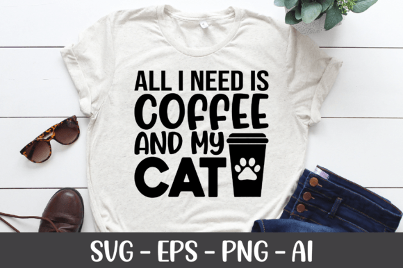 Review: All I Need is Coffee and My Cat SVG for Embroidery