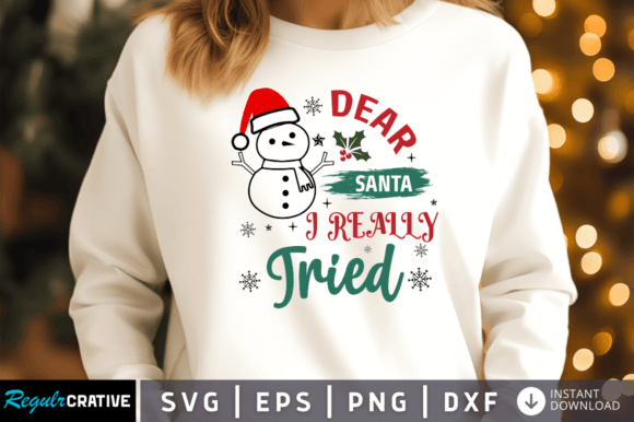 Review: Dear Santa I Really Tried SVG Design