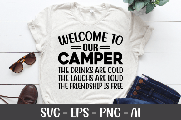 Review: Welcome to Our Camper the Drinks SVG for Embroidery