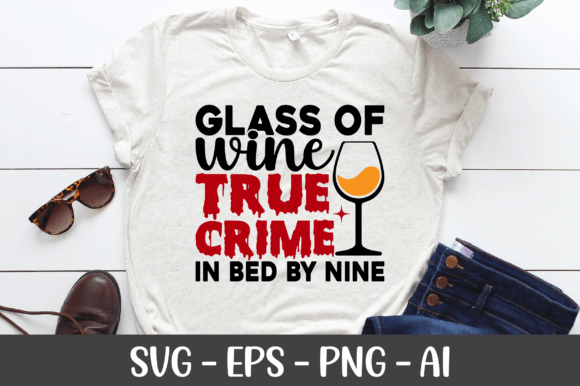 Reviewing Glass of Wine True Crime in Bed by Nine