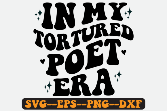 Reviewing In My Tortured Poet Era Quote Retro Svg for Stitchers