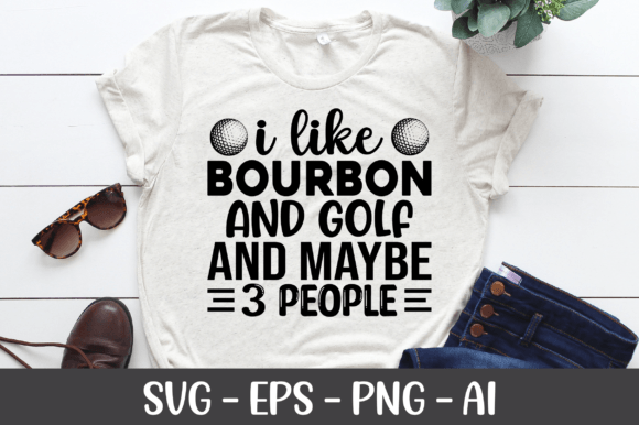 Reviewing the I Like Bourbon and Golf SVG