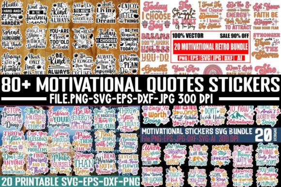 Reviewing the Motivational Quotes Stickers Bundle for Embroidery