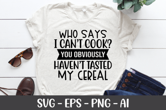 Reviewing the 'Who Says I Can't Cook' SVG for Stitching