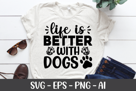 Stitching Joy: A Designer’s Review of Life is Better with Dogs SVG